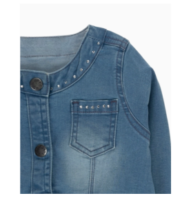 Veste boléro en coton Superflex en jean pour fille