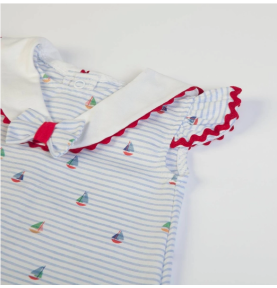 Robe d'été pour bébé fille en coton biologique