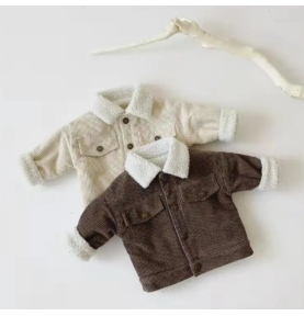 Veste Jayan en velours doublée en sherpa - Veste mi-saison pour enfant Look casual