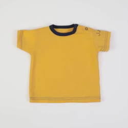 Salopette + t-shirt Jaune & marine - Tenue pour bébé